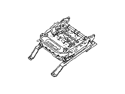 Nissan 87351-5AA0A Frame Assy-Cushion,Front Seat LH