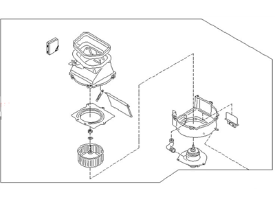 Nissan Sentra Blower Motor - 27200-F4305