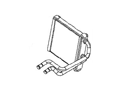 Nissan 27140-3TA1A Core Assy-Front Heater