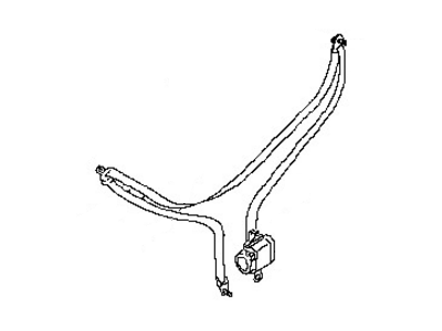 Nissan 86885-JA18C Tongue Belt Assembly, Pretensioner Front Left