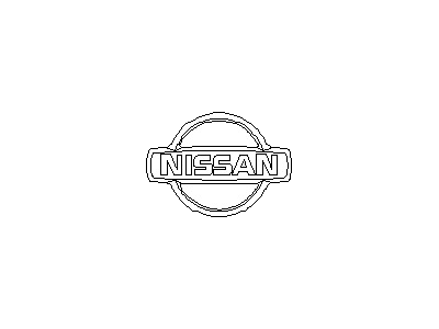 2001 Nissan Frontier Emblem - 65890-9Z400