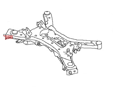 2014 Nissan Pathfinder Rear Crossmember - 55400-3JA0D