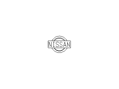 Nissan 84890-CD000 Rear Emblem
