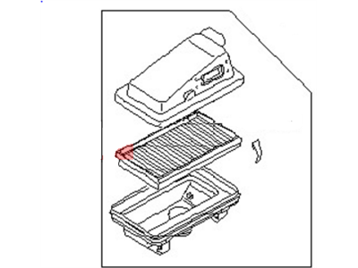 Nissan 16500-33M11 Air Cleaner