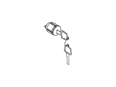 Nissan F8632-JF00A Cylinder Set-Glove Box Lid Lock