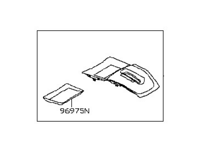 Nissan 96941-5HK2B Finisher-A/T Indicator,Console