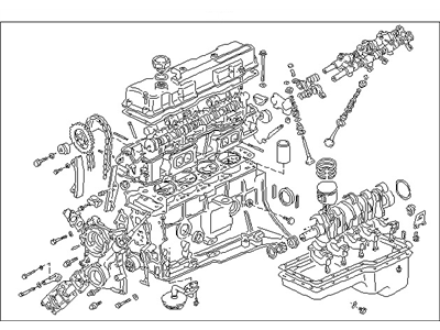 Nissan 10102-83GA0 Engine Assy-Bare