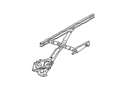 1988 Nissan 200SX Window Regulator - 80701-03F00