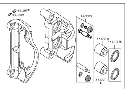 Nissan NV Brake Caliper Repair Kit - 44001-1PA1C