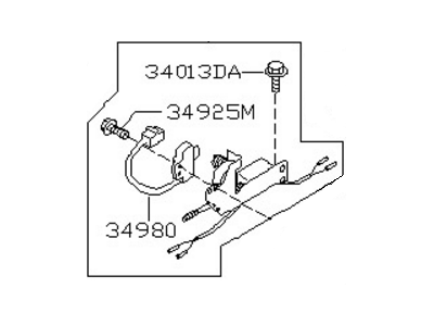 Nissan 34970-1M200 SOLENOID Assembly-Select Lock