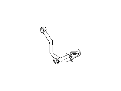 Nissan 20011-88G80 Exhaust Tube Assembly, Front Left