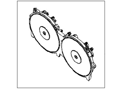 Nissan 21481-3NT0B Motor & Fan Assy-W/Shroud