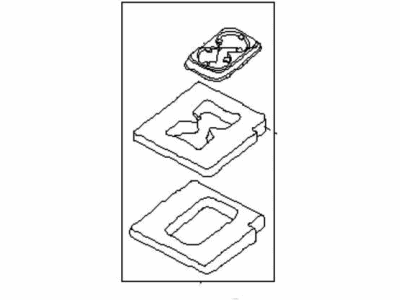 Nissan 88710-ZV50C Rear Seat Armrest Assembly