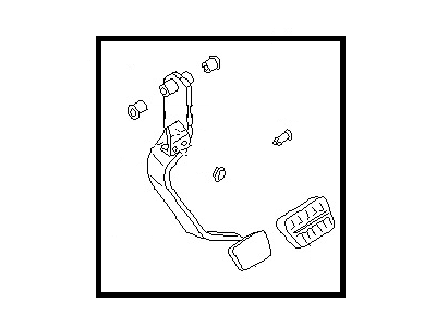 Nissan 46520-85E00 Pedal Assembly-Brake