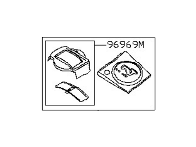 Nissan 96941-8Y005 FINISHER Console Indicator