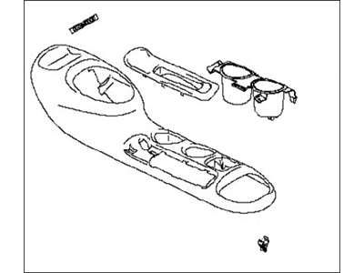 Nissan 96931-3YW0A Finisher-Console