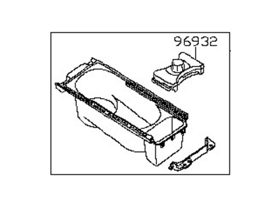 Nissan 68430-ET02A Cup Holder Assembly