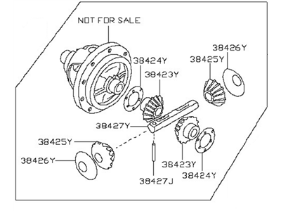 2008 Nissan Sentra Differential - 38411-00QAR