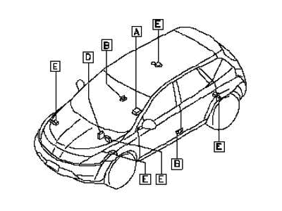 Nissan 284B1-CB54D Body Control Module Assembly