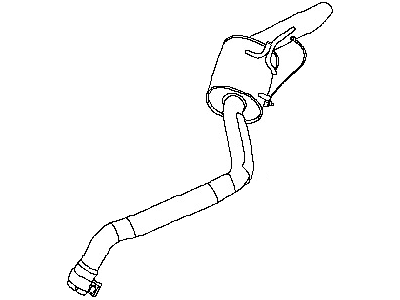 2010 Nissan Pathfinder Exhaust Pipe - 20050-ZL10B