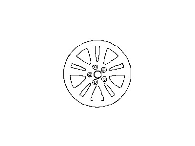 2018 Nissan Rogue Spare Wheel - 40300-6FL2B