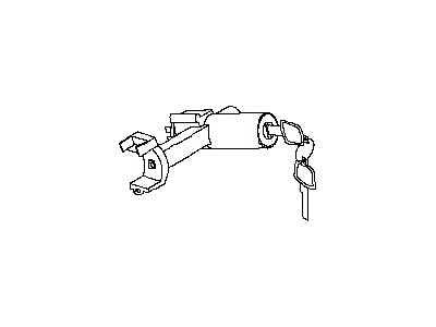 2007 Nissan Sentra Ignition Lock Cylinder - 48701-ET000