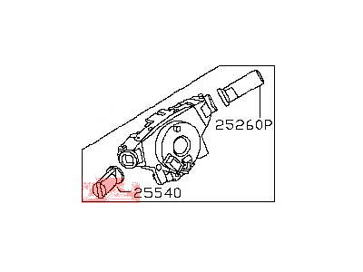 Nissan Quest Headlight Switch - 25560-ZM02B
