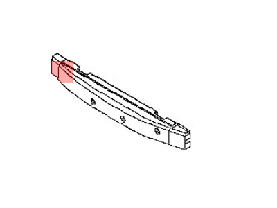 Nissan 62090-8J000 Energy ABSORBER-Front Bumper