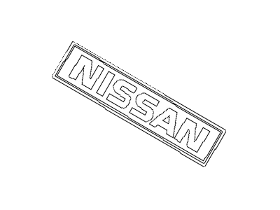 1987 Nissan Stanza Emblem - 84896-D5500