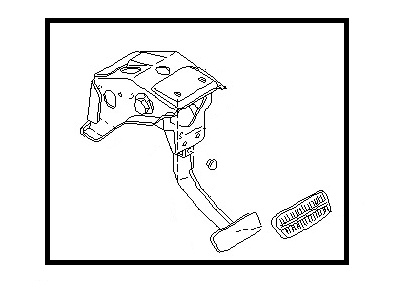 Nissan Frontier Brake Pedal - 46501-3S500