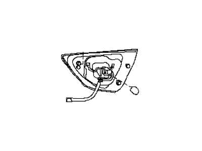 Nissan 26545-9DJ0A Backup Lamp Assy-LH