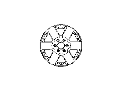 Nissan Xterra Spare Wheel - 40300-9BK1A