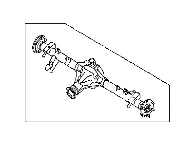 Nissan 43003-EA009 Rear Axle Assembly,W/O Brake