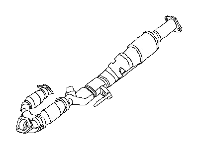 2011 Nissan Altima Exhaust Pipe - 20020-ZX00A
