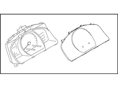 Nissan NV Instrument Cluster - 24810-3LM0A