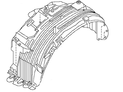 Nissan Pathfinder Wheelhouse - 63841-ZS30A