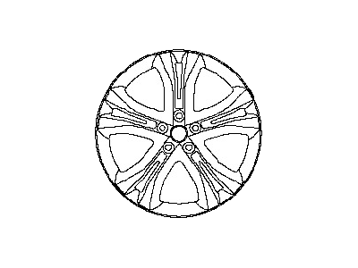 Nissan D0C00-1AA4B Aluminum Wheel