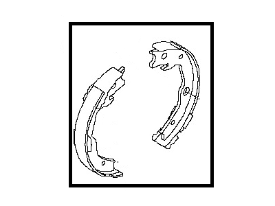 2007 Nissan Sentra Parking Brake Shoe - D4060-CY001