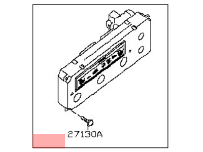 Nissan Pathfinder Blower Control Switches - 27500-9CH1B