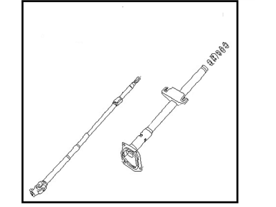 Nissan 48805-92G70 Column Assembly-Steering Impact Absorbing