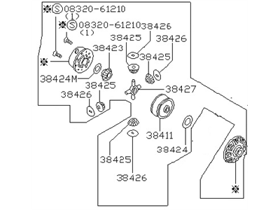 Nissan Axxess Differential - 38420-20R23