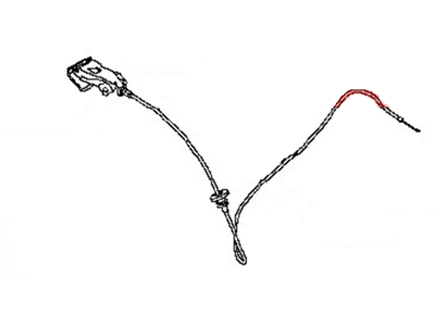 2015 Nissan GT-R Hood Cable - 65621-JF00A