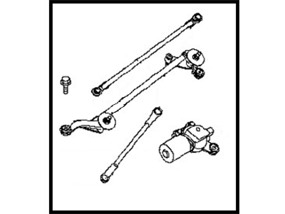 Nissan 28800-3LM0A Drive Assy-Windshield Wiper