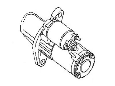 2017 Nissan Pathfinder Starter Motor - 23300-9HP0B