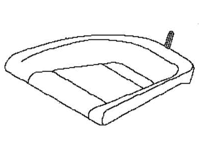 Nissan 88300-63B6A Cushion Assembly-Rear Seat, RH