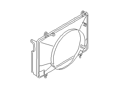 Nissan 21476-4S110 SHROUD-Upper