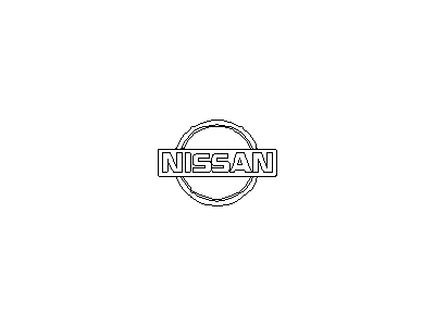 1991 Nissan Maxima Emblem - 62890-96E03