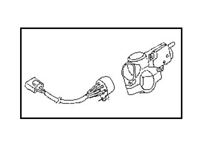 1998 Nissan Sentra Ignition Lock Cylinder - 48700-40U10