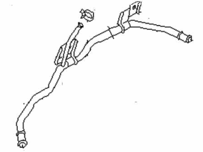 Nissan 92505-4W000 Pipe-Connector,Heater