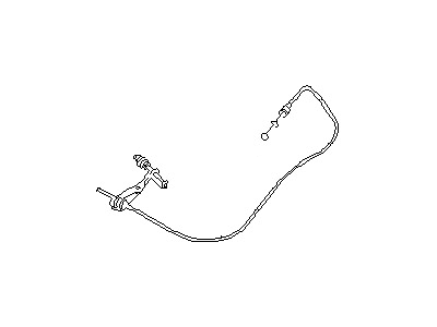 Nissan 90510-32P00 Cable-Trunk Lid & Gas Filler Opener